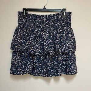 Wallflower floral tiered skirt NWT
